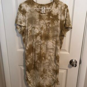 Victorias Secret Pink tie dye side scrunch dress